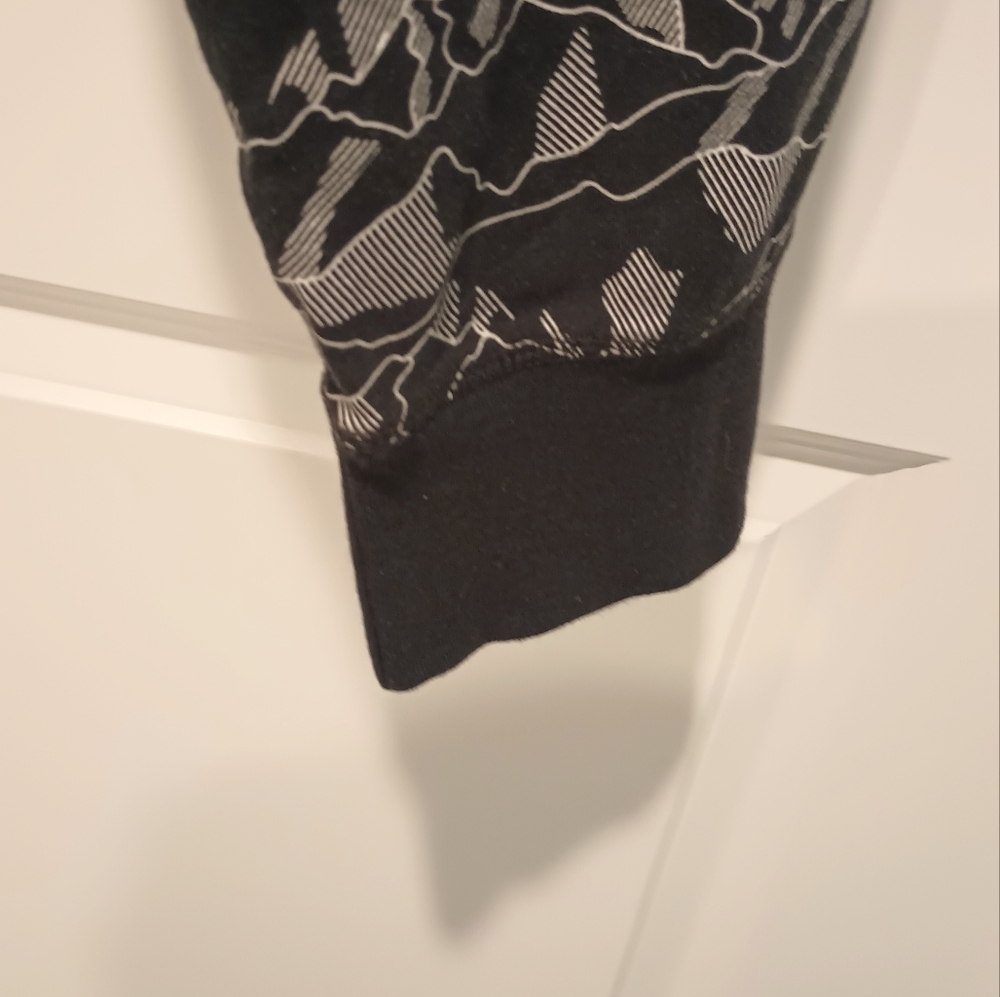 Black and White Patterned Joggers - Picture 3 of 5